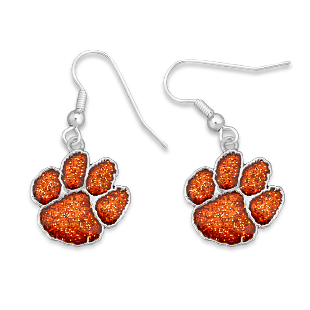 Clemson Gameday Glitter Earrings