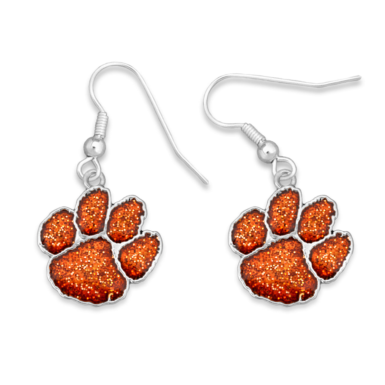 Clemson Gameday Glitter Earrings