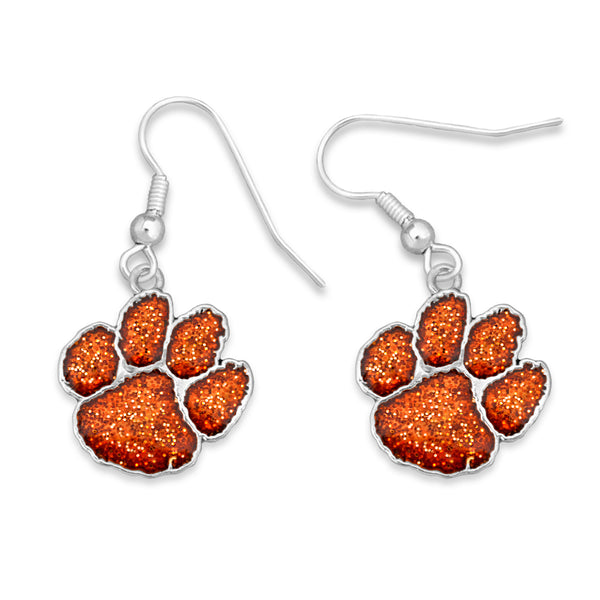 Clemson Gameday Glitter Earrings