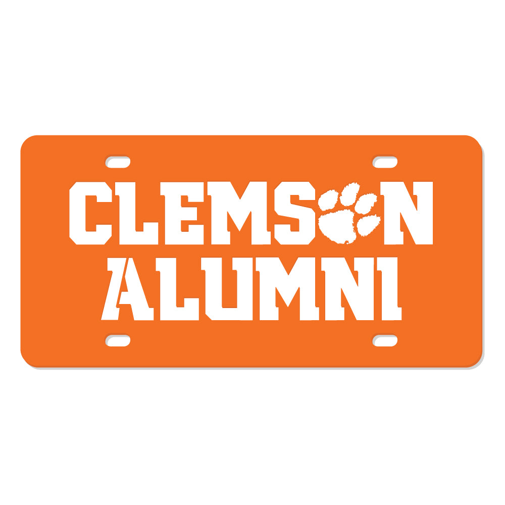 Clemson Gameday Ironworks Alumni License Plate