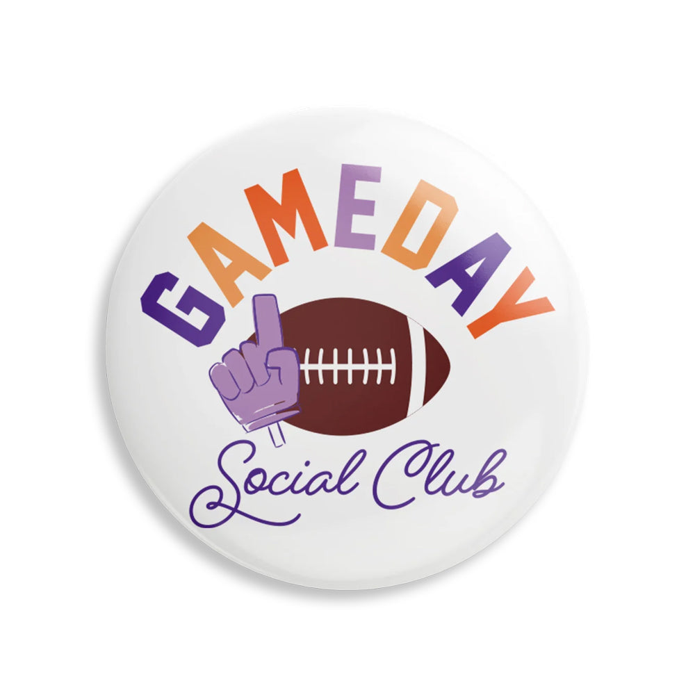 Clemson Gameday Social Club Button
