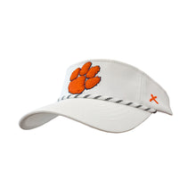 Clemson Genesis Wedge Rope Visor - WHITE