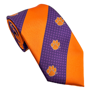 Clemson Geo Tie - ORANGE