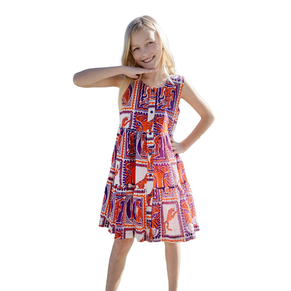 Clemson Girls Hanna Gameday Dress