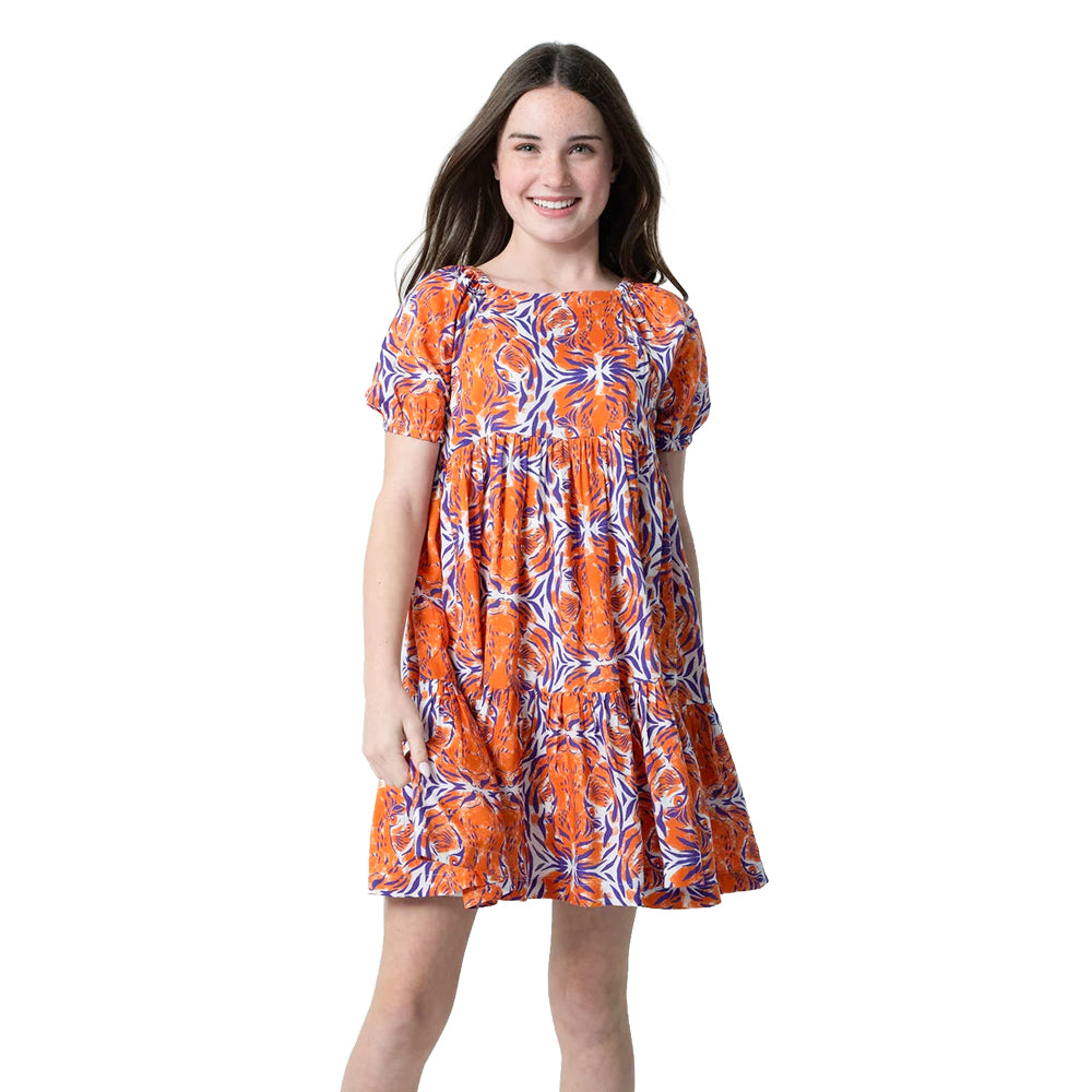 Clemson Girls Tiger Face Haven Dress
