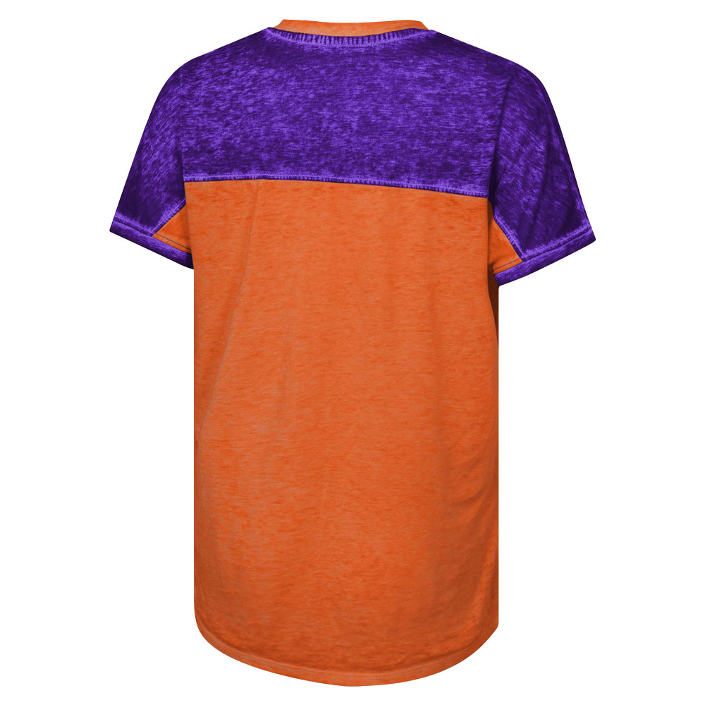 Clemson Girls Up for Anything Tee - ORANGE