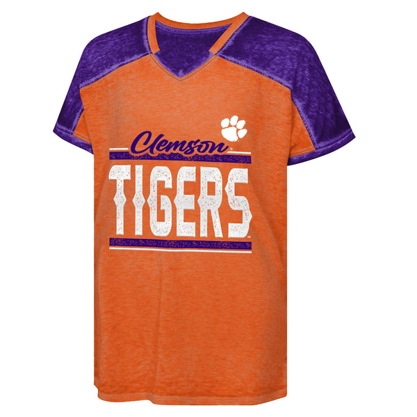 Clemson Girls Up for Anything Tee