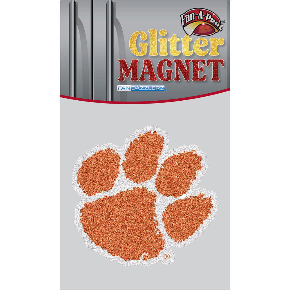 Clemson Glitter Magnet