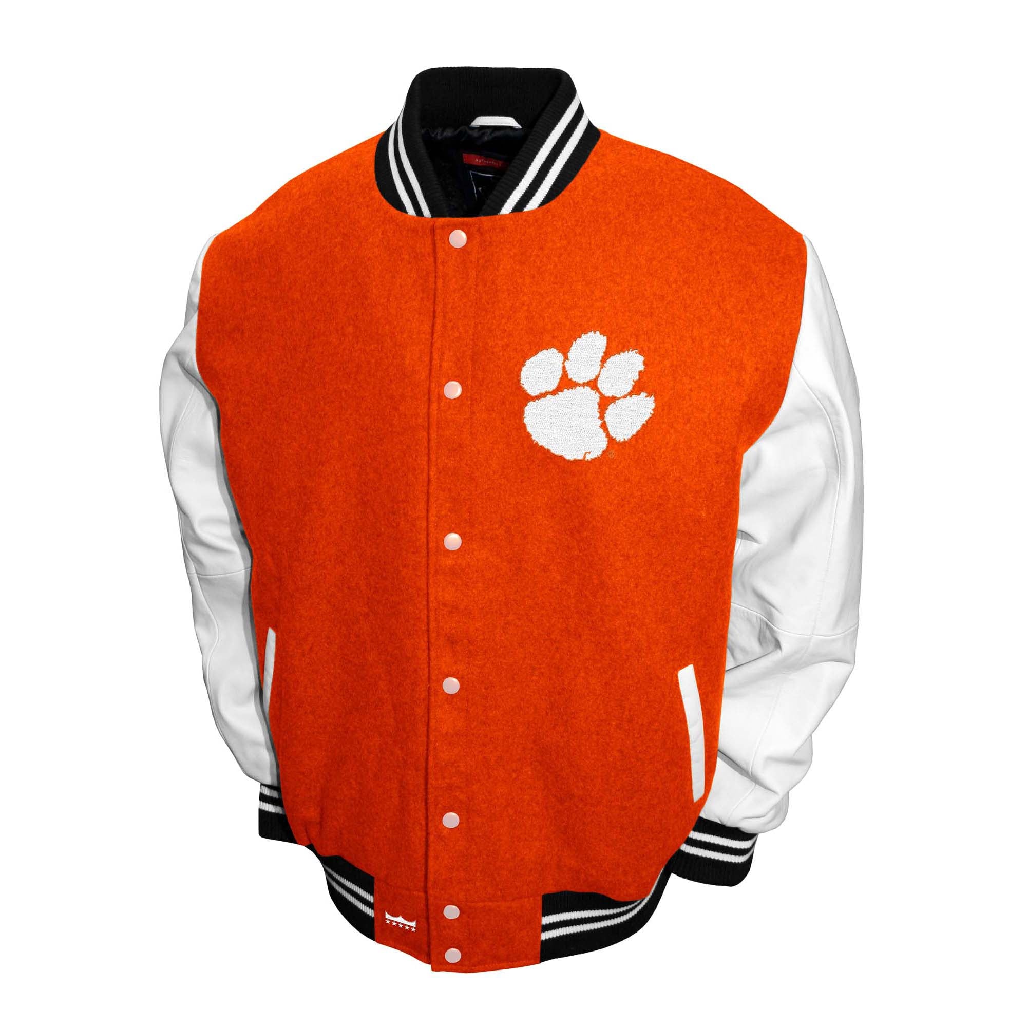 Clemson Grad Wool and Leather Jacket