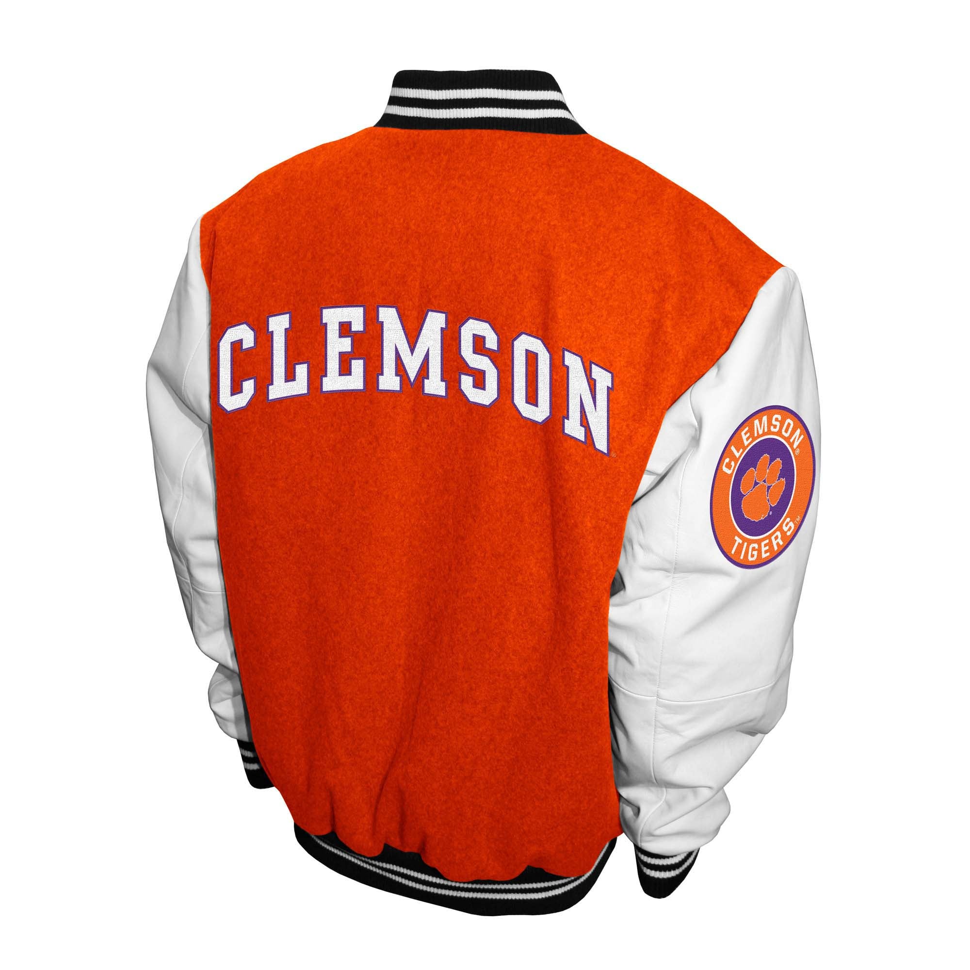 Clemson Grad Wool and Leather Jacket