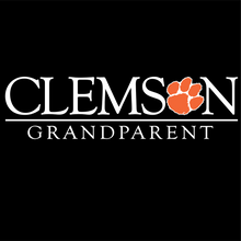 Clemson Grandparent Wordmark Decal - WHITE