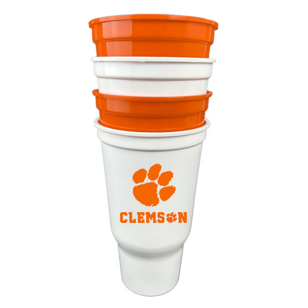 Clemson Grandstand Stadium Cups  - ORANGE