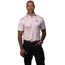 Clemson Grid Dress Collar Polo