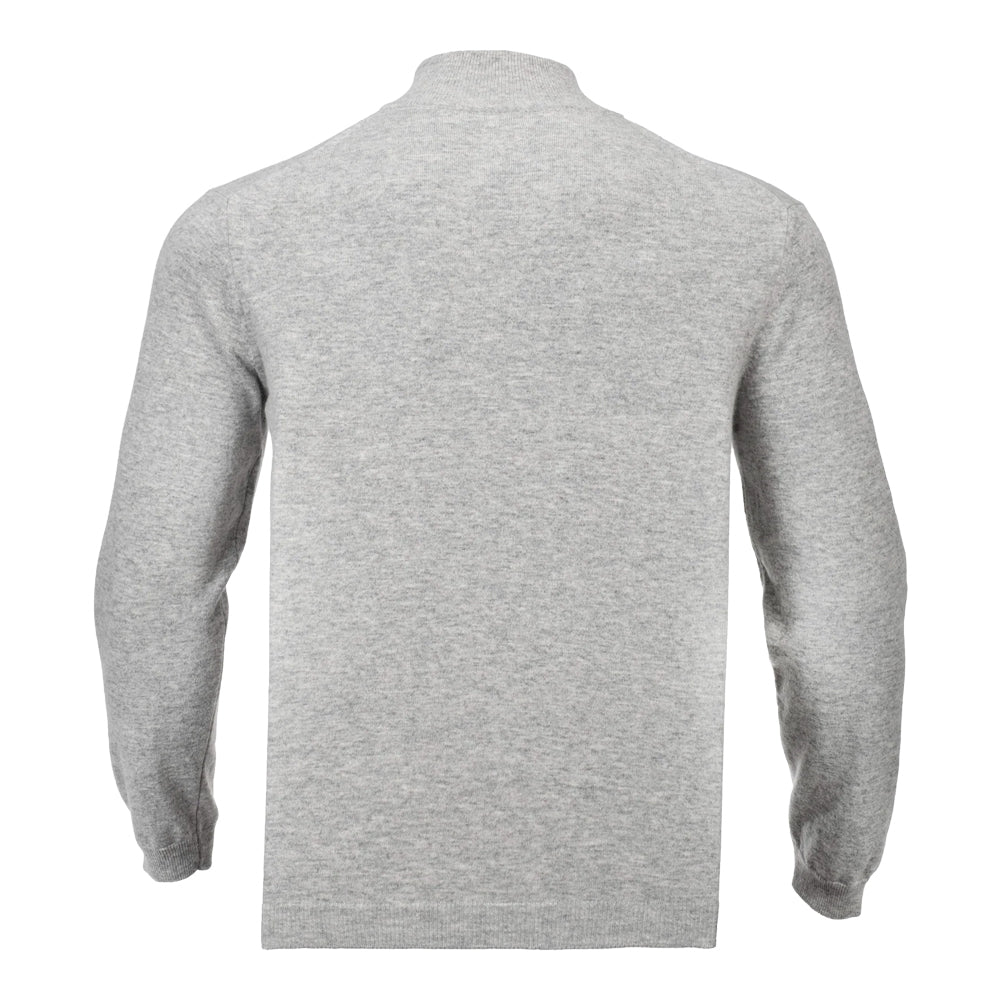Clemson Harlestons Bennett Quarter-Zip Sweater - GREY