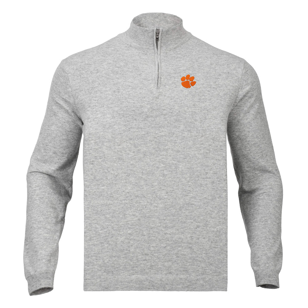 Clemson Harlestons Bennett Quarter-Zip Sweater