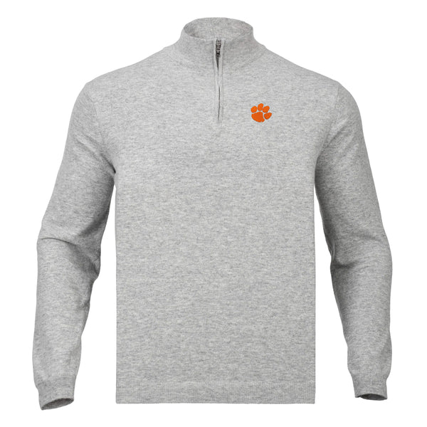 Clemson Harlestons Bennett Quarter-Zip Sweater