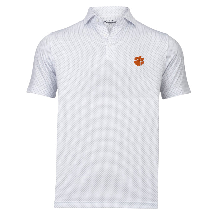 Clemson Harlestons Chalmers Polo - LT GREY