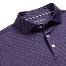 Clemson Harlestons H Script Polo - PURPLE