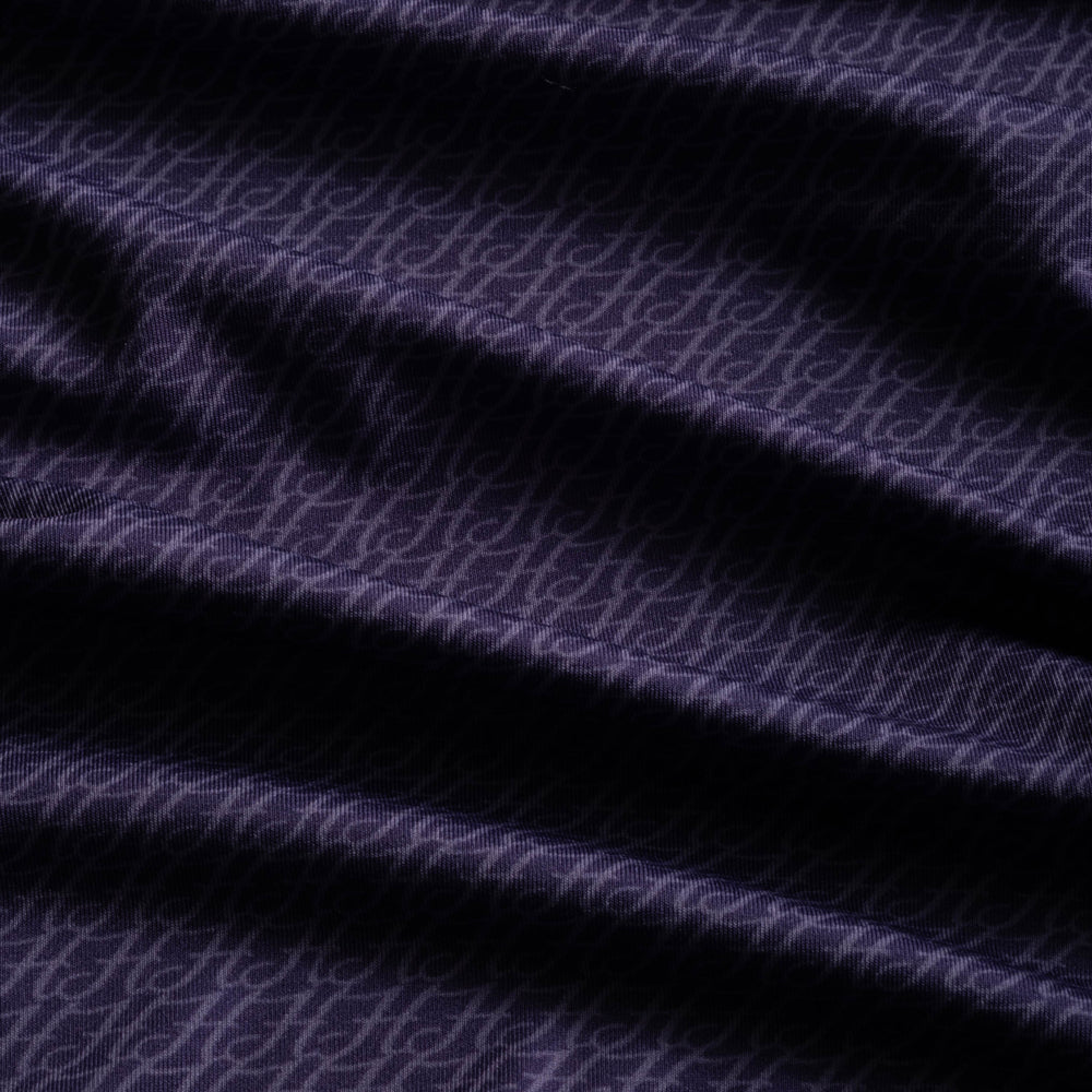 Clemson Harlestons H Script Polo - PURPLE
