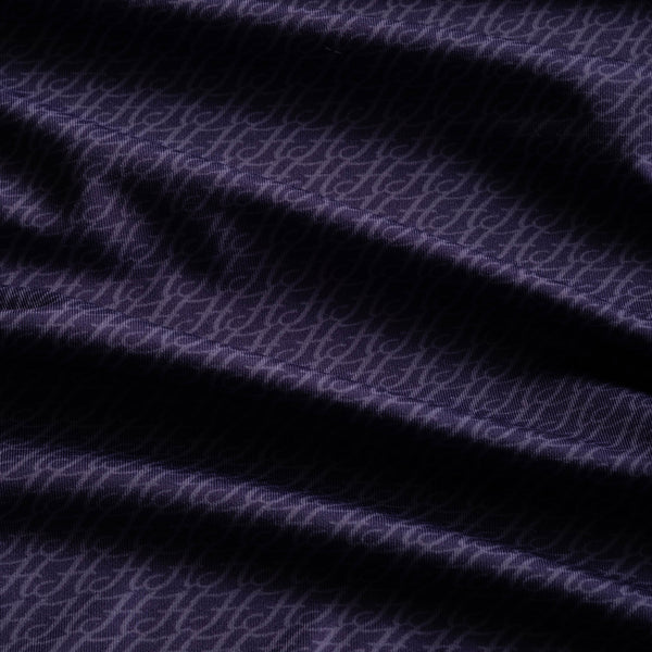 Clemson Harlestons H Script Polo - PURPLE