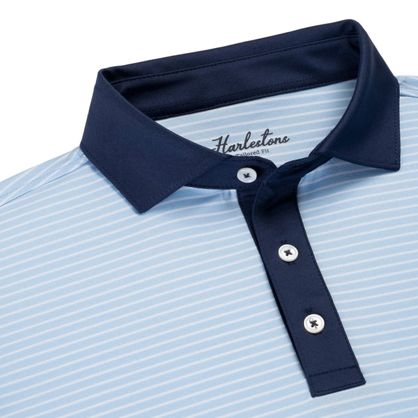Clemson Harlestons Preston Polo - BLUE