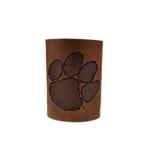 Clemson Hatflow Leather Coozie