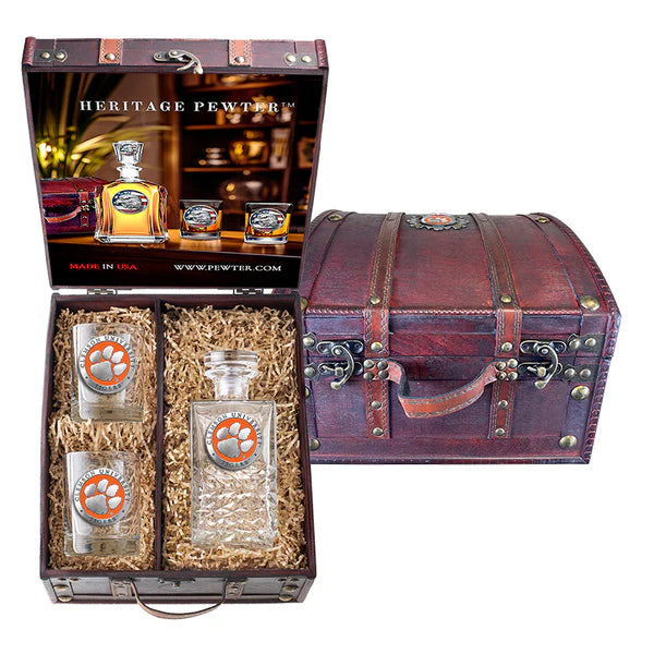 Clemson Heritage Decanter Set