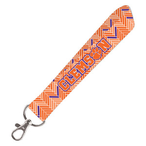 Clemson Herringbone Key Strap