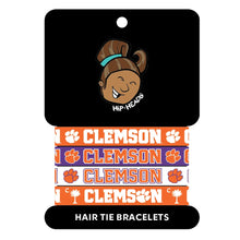 Clemson Hip Heads 4-Pack Bracelet Hair Ties