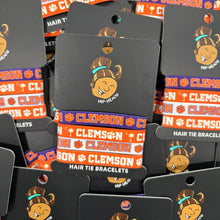 Clemson Hip Heads 4-Pack Bracelet Hair Ties