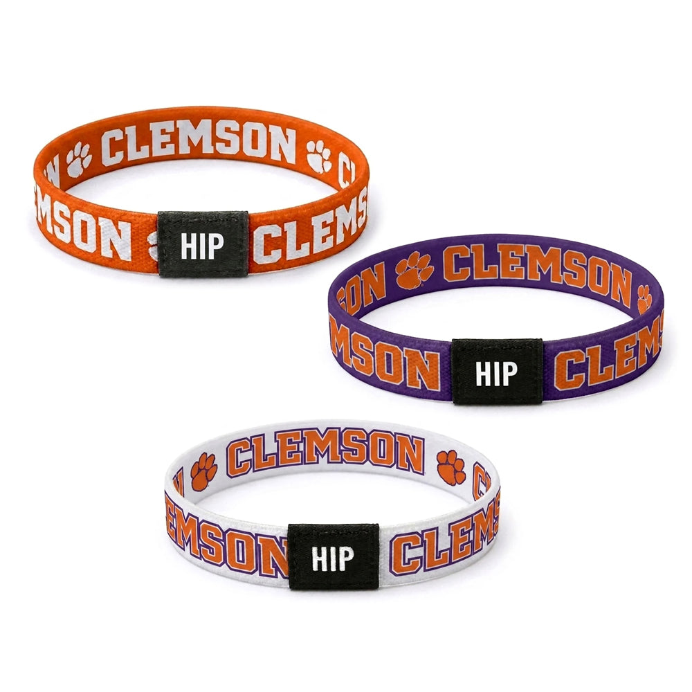 Clemson Hip Heads Bracelet Hair Tie