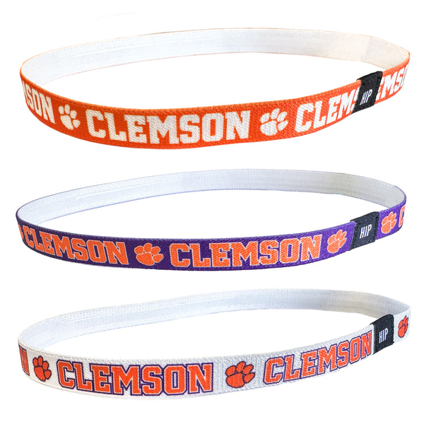 Clemson Hip Heads Non-Slip Thin Headband