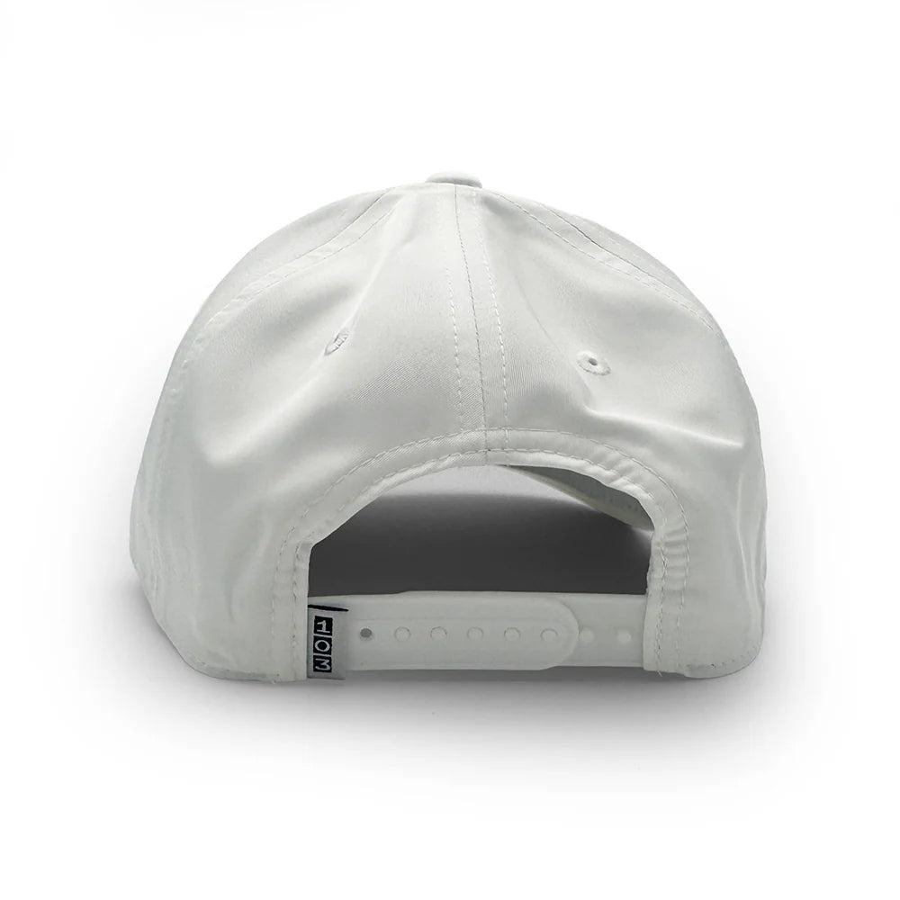 Clemson House Script Rope Cap - WHITE