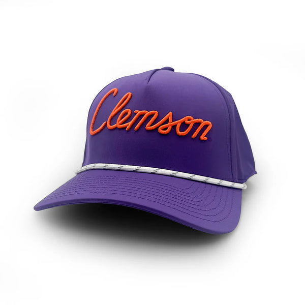Clemson House Script Rope Cap