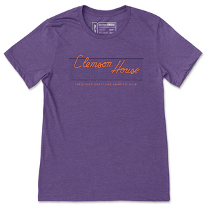 Clemson House Tee - PURPLE