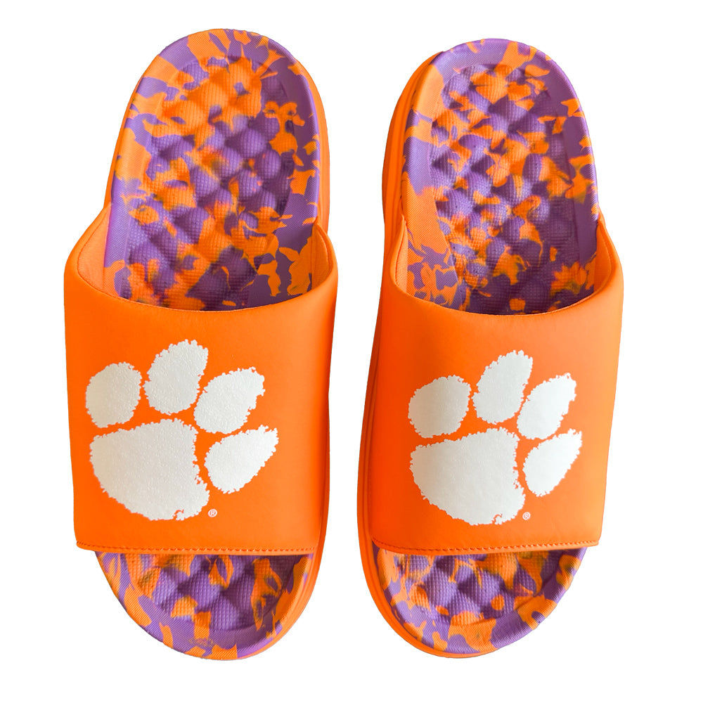 Clemson ISlide Cushioned Sandals - ORANGE