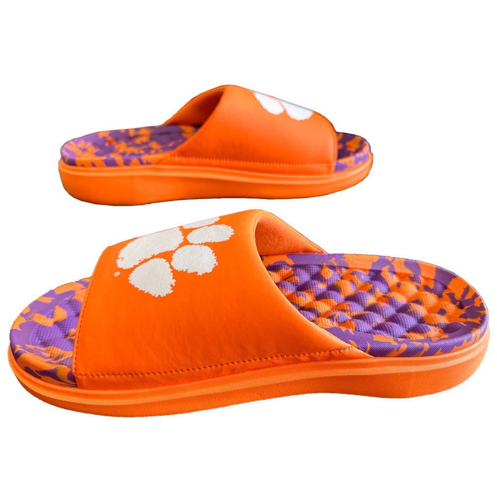 Clemson ISlide Cushioned Sandals - ORANGE