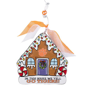 Clemson "In This House We Yell Go Tigers" Christmas Ornament