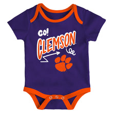 Clemson Infant All-Day Play Onesie Set  - ORANGE