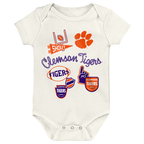 Clemson Infant Football Spirit Onesie