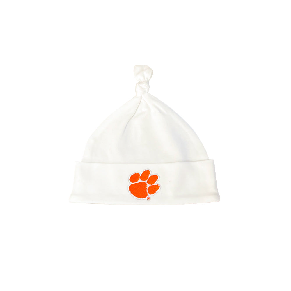 Clemson Infant Knotted Cap