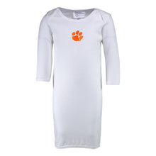 Clemson Infant Layette Gown - WHITE
