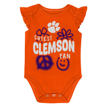 Clemson Infant Little Sunshine Onesie Set - ORANGE