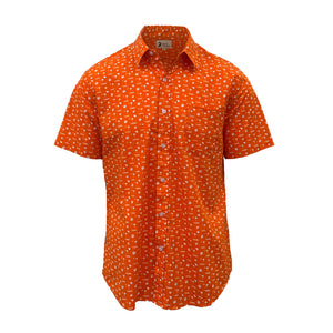 Clemson Jack and Sage Palmetto Camp Shirt - ORANGE