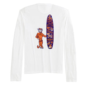 Clemson Johnnie-O Adam Long Sleeve Tee - WHITE