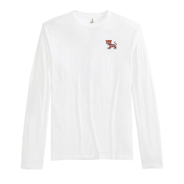 Clemson Johnnie-O Adam Long Sleeve Tee - WHITE