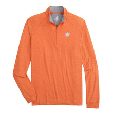 Clemson Johnnie-O Freeborne Brushed Quarter Zip - ORANGE