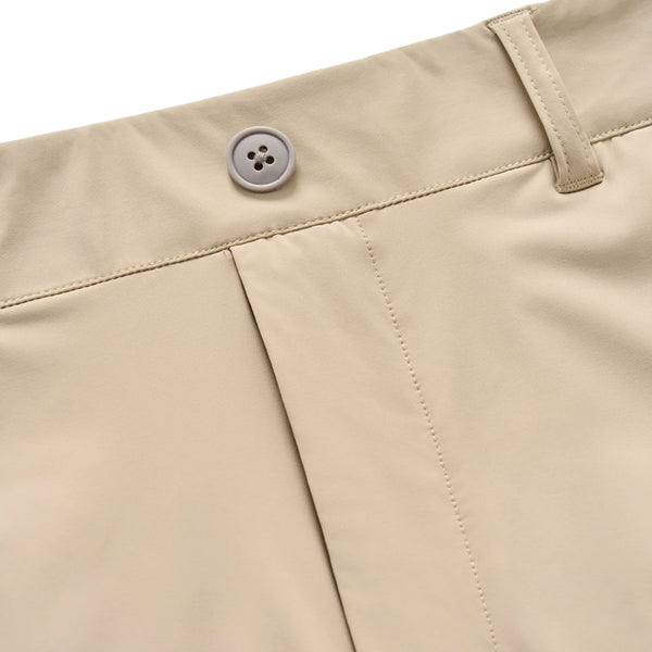 Clemson Johnnie-O Fusion Performance Shorts - KHAKI