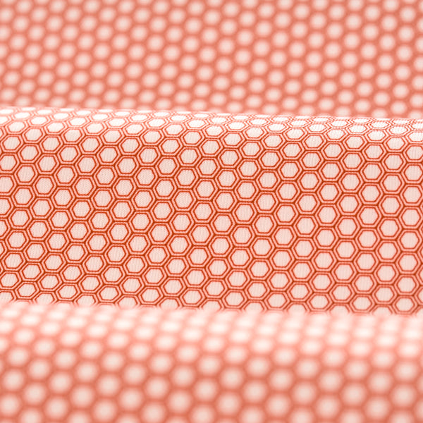 Clemson Johnnie-O Hex Polo - ORANGE