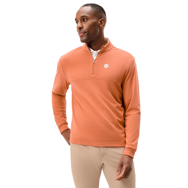 Clemson Johnnie-O Mikey Quarter-Zip - ORANGE